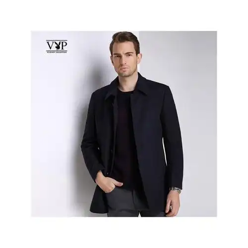 花花公子贵宾男装魅力男士休闲时尚商务大衣vdy424003