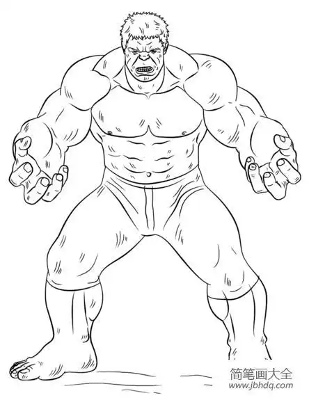 如何画绿巨人图文教程-betvictor可靠吗-简笔画大全