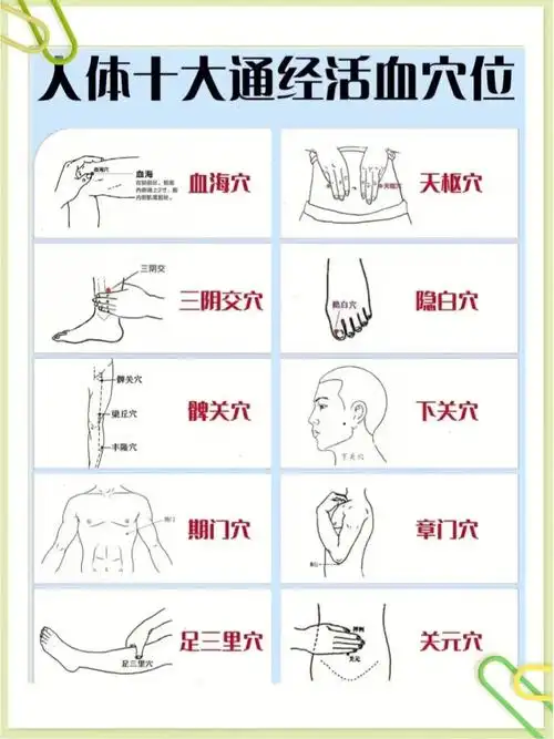 通经活血穴位篇