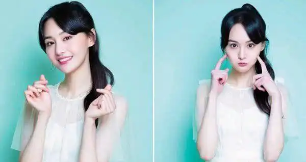 郑爽久违登杂志封面比心挠耳俏皮可爱姿势动作却被嘲古早