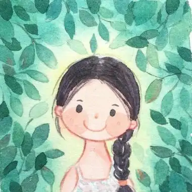 高清清新的简单可爱小女孩漫画头像图片