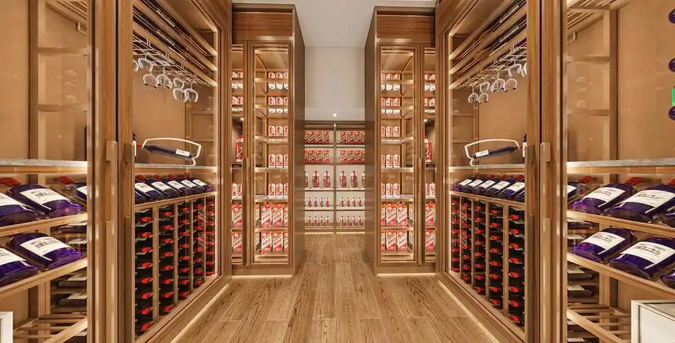 所见即所得酒窖酒柜效果图大赏