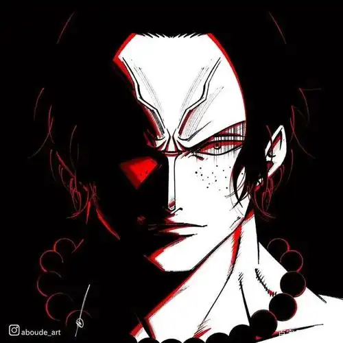 知名暗黑风画师,海贼王精选头像,蒙奇祖孙三代齐聚震撼至极!