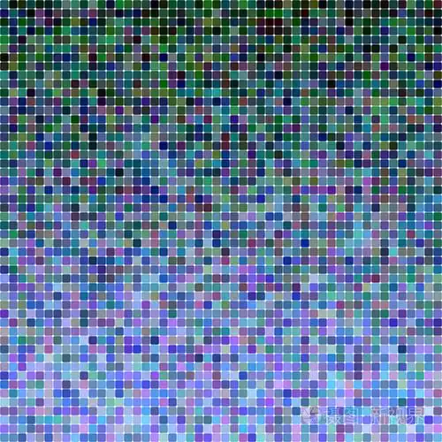 蓝色方形马赛克矢量背景