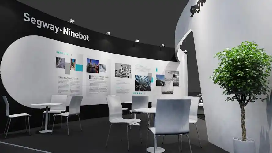 黑白灰简洁展位|空间|展示设计 |陈臭臭 - 原创作品 - 站酷 (zcool)