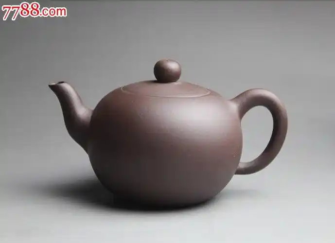 宜兴紫砂陈腐老紫泥一粒珠壶工艺师