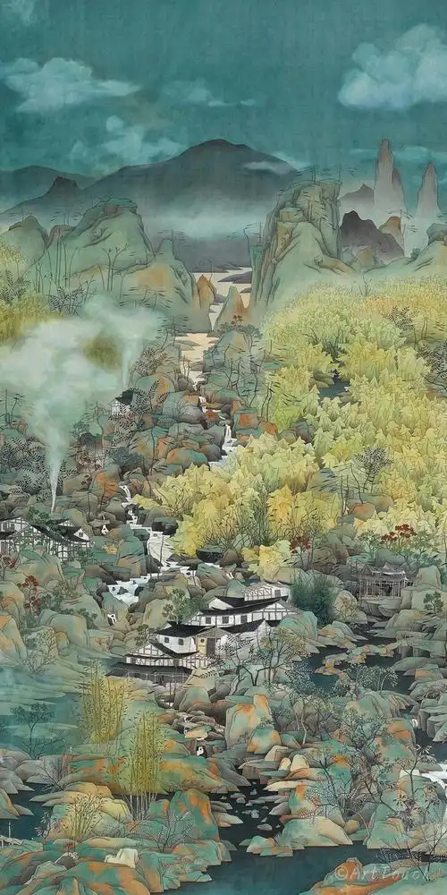 山水画 - 堆糖,美图壁纸兴趣社区