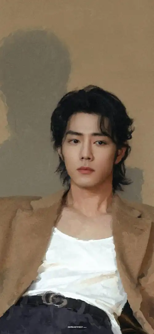 肖战##肖战美拉德风衣