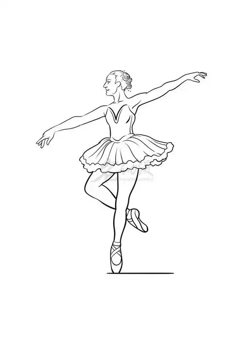 教你画超简单舞蹈动作