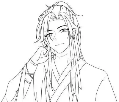 魏无羡铅笔简笔画过程动漫魏无羡怎么画动漫魏无羡简笔画画法步骤教程