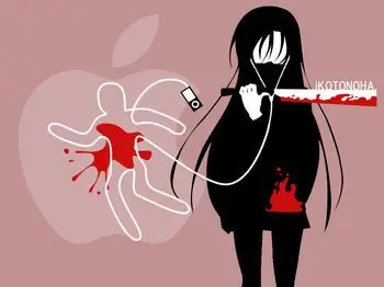 求伤感动漫女头像 最好是受伤或流血的