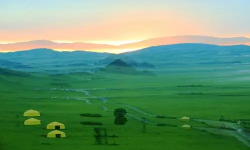 乌兰布统草原夏游记(二,日出日落篇)