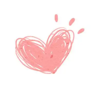 红色心心装饰画2