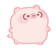 一组可爱小粉猪表情包