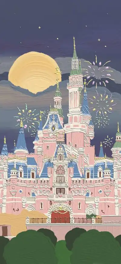 kry_(拿图点赞变好看)可爱少女心油画壁纸竖屏(图源@momo的一点日常侵