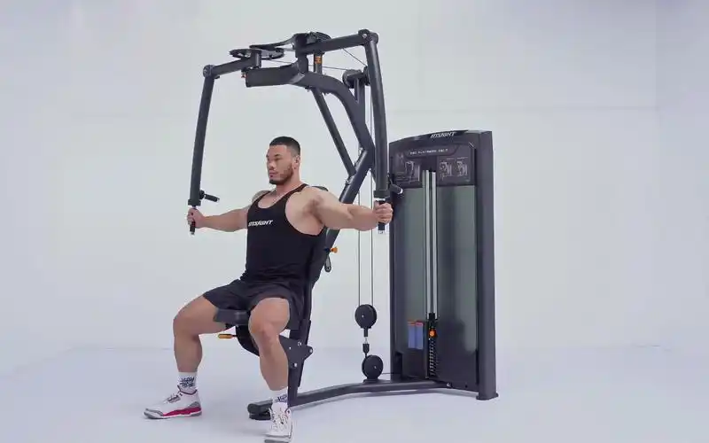 英赛特商用健身器材 re8003坐姿夹胸扩胸训练机