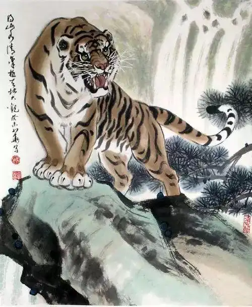 中国十大画虎名家|画家|冯大中|国画|张善孖|张大千_网易订阅