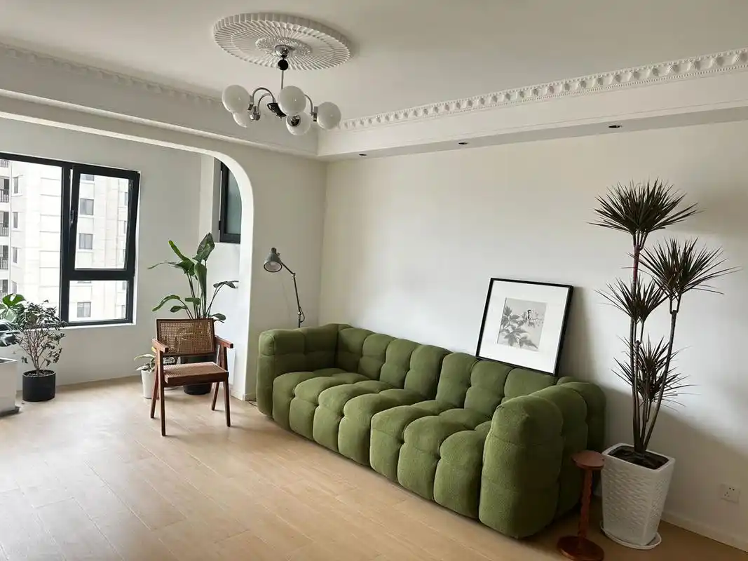 听我的7515奶油风7715不包垭口你就做弧形阳角99 阳台改造