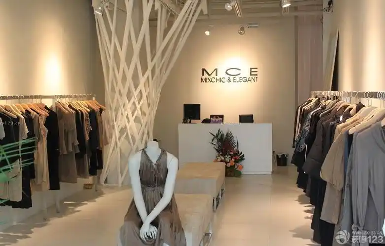 欧式风格女装服装店装修效果图