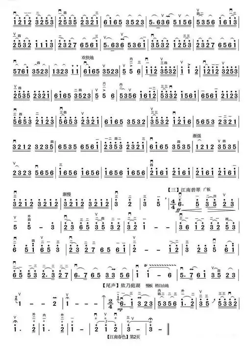 其它 【江南春色】尾声 写美篇周二上午二胡高级1431班上课时间:2020