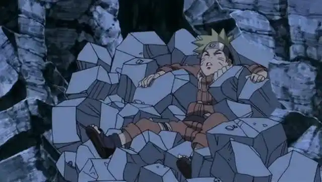 漩涡鸣人被打飞,石头砸了它一身,噘着嘴也不能喊痛?