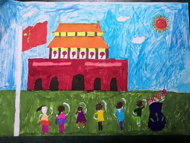 101班之"我与我的祖国"图画小展示