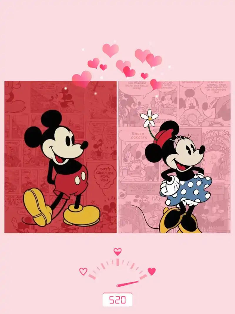 米奇情侣壁纸「二」love