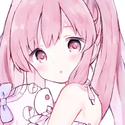 动漫女头粉色