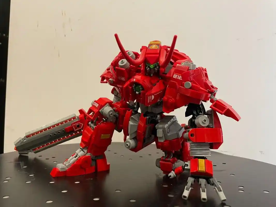 乐高载人机甲moc 可砸地有可动有机舱