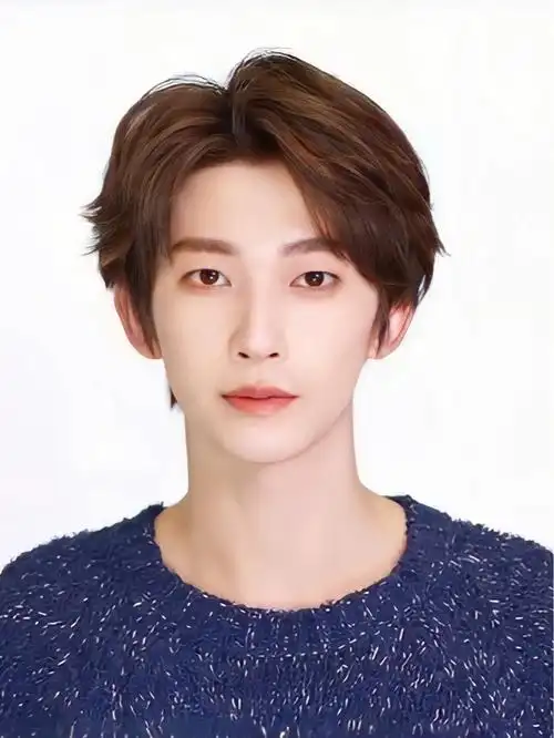 纯甄视频导出图片后生成的刘宇证件照