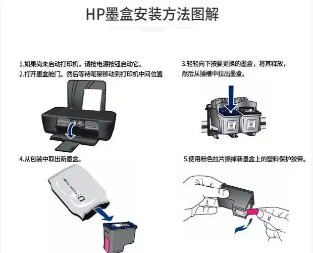 hp 惠普 deskjet 1111 彩色喷墨打印机k7b88d 803墨盒墨水黑彩色 黑色