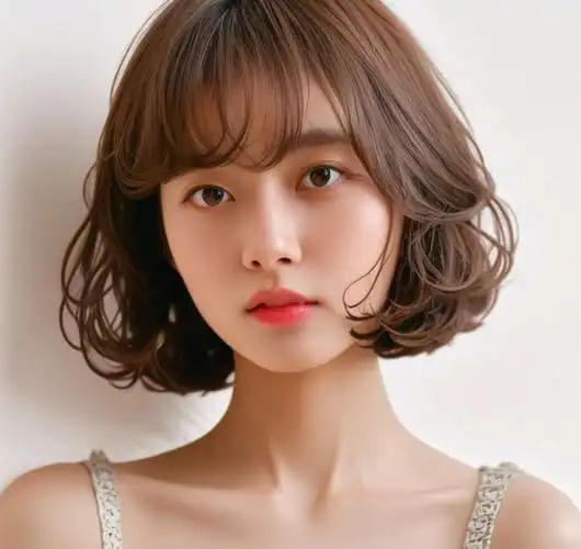 发型烫来烫去,最美还是波波头烫发,瘦脸时尚还洋气