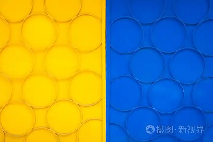 黄色和蓝色背景