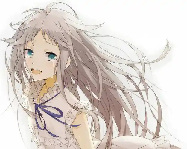 微笑着哭的动漫头像