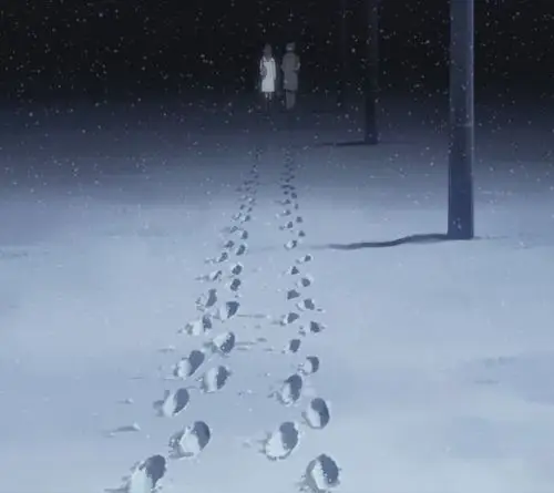 雪下的足迹, 是我们渐行渐远的印记