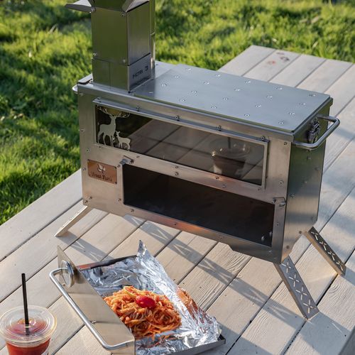 绿炉 hori3户外颗粒柴火炉露营帐篷取暖炉帐内炉烧烤炉颗粒炉烤火