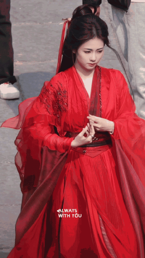 白鹿 古装红衣统治区##敖瑞鹏公主抱白鹿