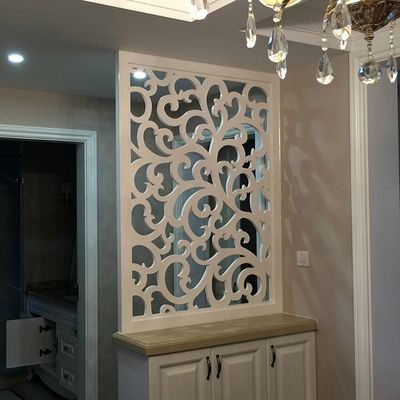 玄关雕花镂空通花入户隔断屏风木雕进门花格通花板