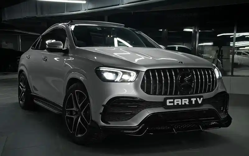 2023款梅赛德斯奔驰 amg gle53,竖格格栅增添新车气势
