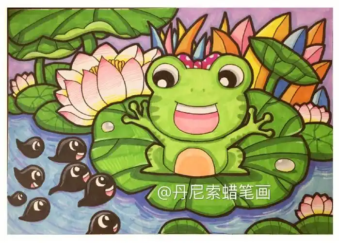 简笔画蜡笔画童话故事人物