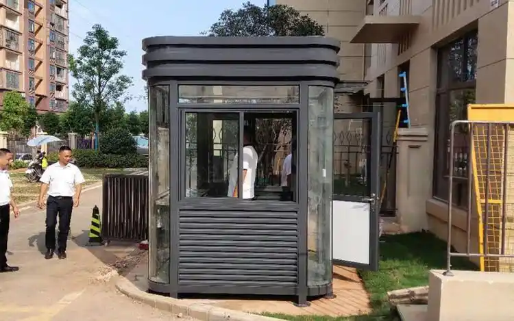 西安同创岗亭保安亭户外可移动钢结构治安岗亭小区门口值班室岗亭