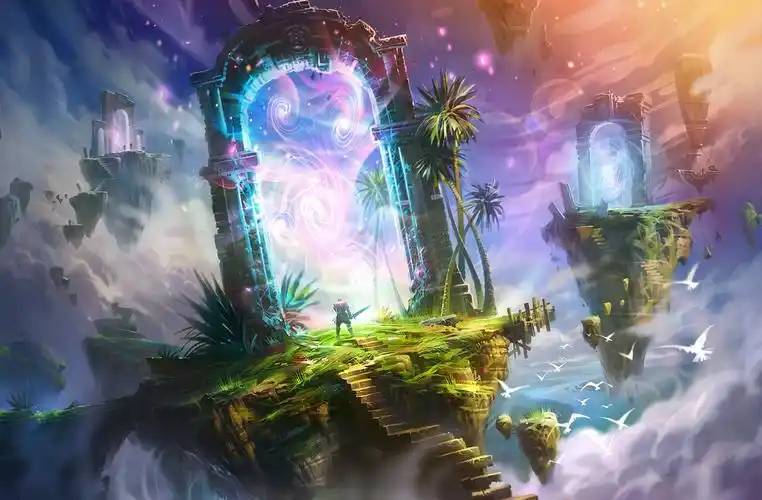 魔幻场景概念设计图集幻想史诗宣传画气氛图游戏美术