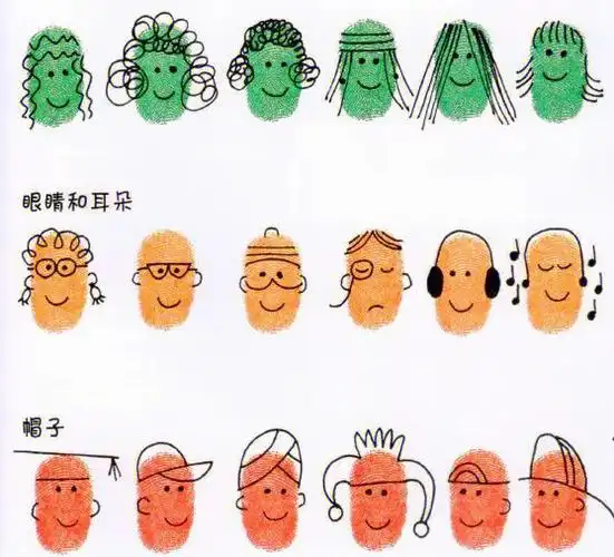 可可爱爱手指画06