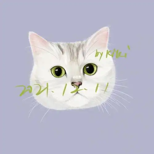 约稿  #宠物头像约稿  #猫咪头像  #银渐层