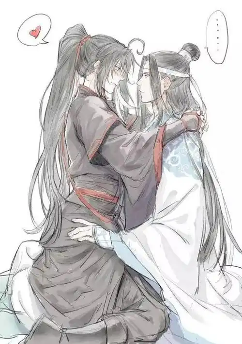 魔道祖师壁纸插画更图:君不见陌上花开落几度,燕影疏斜去又还