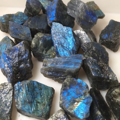 天然水晶月光石拉长石原石摆件雕刻料吊坠料原石矿物标本鱼缸布景