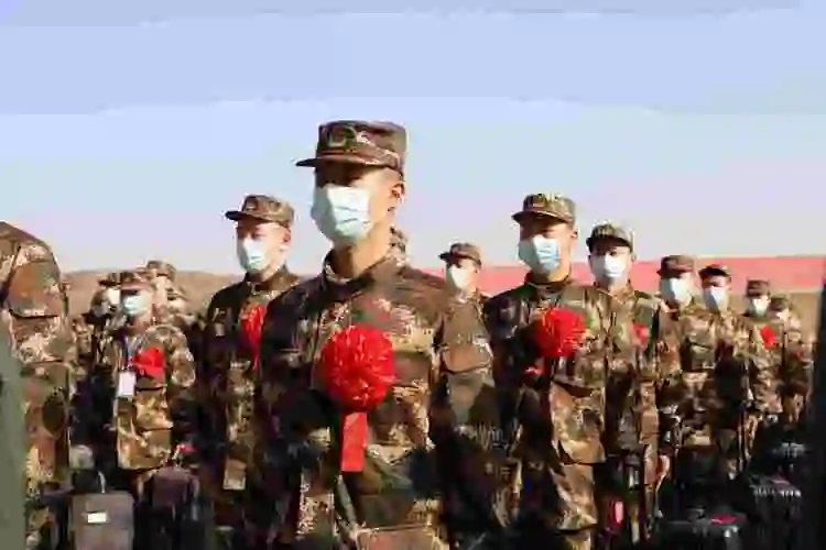 走当兵去武警沈阳支队首批春季新兵入营兵员成分全为大学生