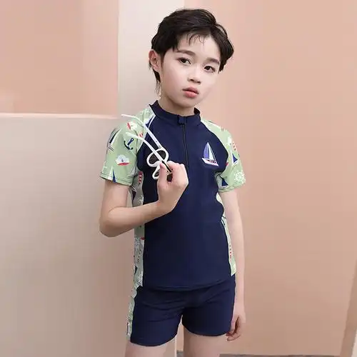 男孩7男童游泳儿童泳裤中童泳衣6岁泳装宝宝泳衣裤