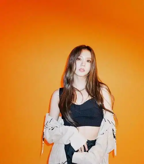 jisoo金智秀更新美照穿别针装饰迷你裙不愧是颜值身材担当