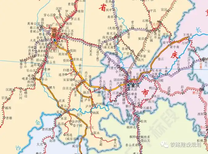 中国铁路营业线路图2021年7月1日更新版